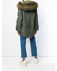 olivgrüner Parka von Furs66