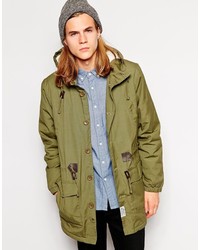 olivgrüner Parka