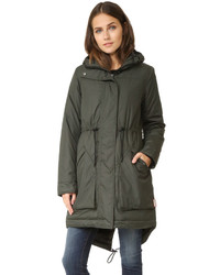 olivgrüner Parka