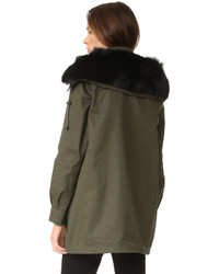 olivgrüner Parka von Derek Lam 10 Crosby