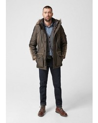 olivgrüner Parka von S.OLIVER RED LABEL