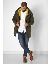 olivgrüner Parka von S4 JACKETS