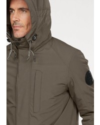 olivgrüner Parka von S4 JACKETS