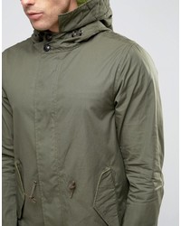 olivgrüner Parka von Scotch & Soda