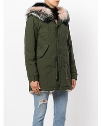 olivgrüner Parka von Mr & Mrs Italy