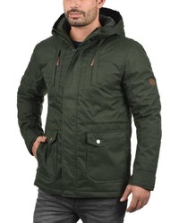 olivgrüner Parka von Solid