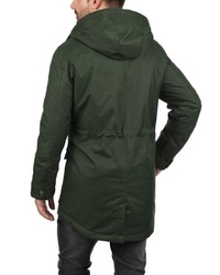 olivgrüner Parka von Solid