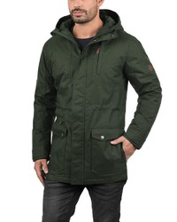 olivgrüner Parka von Solid