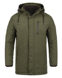 olivgrüner Parka von Solid