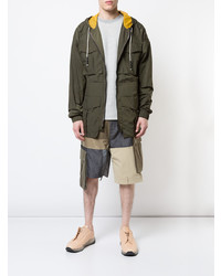 olivgrüner Parka von Mostly Heard Rarely Seen