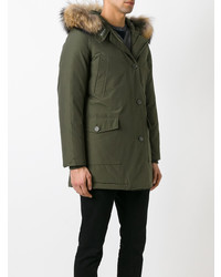 olivgrüner Parka von Woolrich