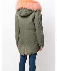 olivgrüner Parka von Mr & Mrs Italy