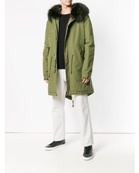 olivgrüner Parka von Mr & Mrs Italy