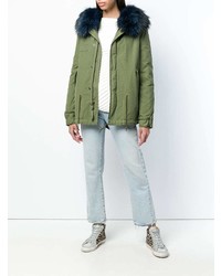 olivgrüner Parka von Mr & Mrs Italy