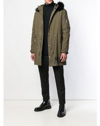 olivgrüner Parka von John Richmond