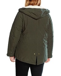 olivgrüner Parka von Ulla Popken