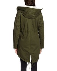 olivgrüner Parka von Urban Classics