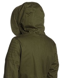 olivgrüner Parka von Urban Classics