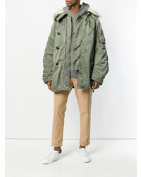 olivgrüner Parka von VISVIM