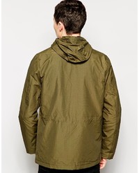 olivgrüner Parka von Lyle & Scott