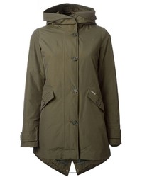 olivgrüner Parka von Woolrich