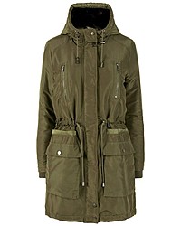 olivgrüner Parka von Y.a.s