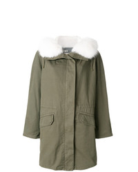 olivgrüner Parka von Yves Salomon Army