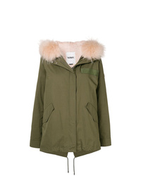 olivgrüner Parka von Yves Salomon Army