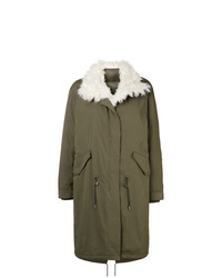 olivgrüner Parka von Yves Salomon Army