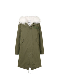 olivgrüner Parka von Yves Salomon Army