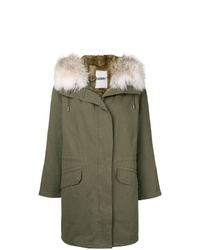 olivgrüner Parka von Yves Salomon Army