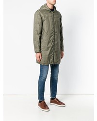 olivgrüner Parka von Mauro Grifoni