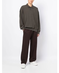 olivgrüner Polo Pullover von FEAR OF GOD ESSENTIALS