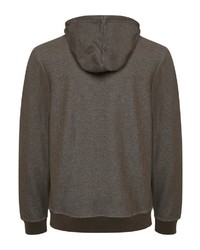 olivgrüner Pullover mit einem Kapuze von BLEND