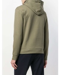 olivgrüner Pullover mit einem Kapuze von A.P.C.