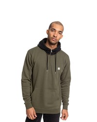 olivgrüner Pullover mit einem Kapuze von DC Shoes