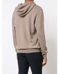 olivgrüner Pullover mit einem Kapuze von 321