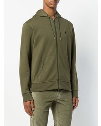 olivgrüner Pullover mit einem Kapuze von Polo Ralph Lauren