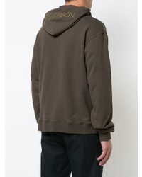 olivgrüner Pullover mit einem Kapuze von JW Anderson