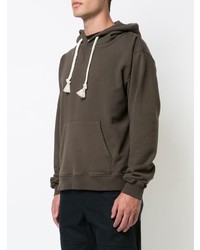 olivgrüner Pullover mit einem Kapuze von JW Anderson