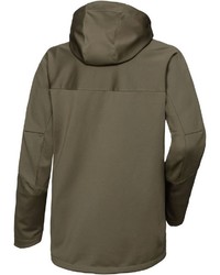 olivgrüner Pullover mit einem Kapuze von Merkel Gear