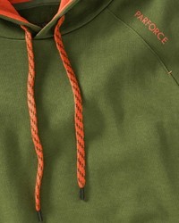 olivgrüner Pullover mit einem Kapuze von Parforce