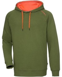 olivgrüner Pullover mit einem Kapuze von Parforce