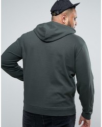 olivgrüner Pullover mit einem Kapuze von Asos