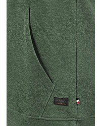 olivgrüner Pullover mit einem Kapuze von Produkt