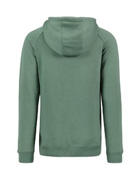 olivgrüner Pullover mit einem Kapuze von Sky Rebel