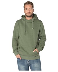 olivgrüner Pullover mit einem Kapuze von Sublevel