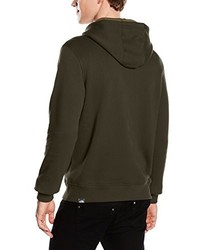 olivgrüner Pullover mit einem Kapuze von The North Face