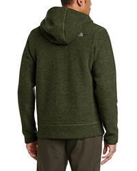olivgrüner Pullover mit einem Kapuze von The North Face