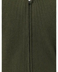 olivgrüner Pullover mit einem Reißverschluß von C.P. Company